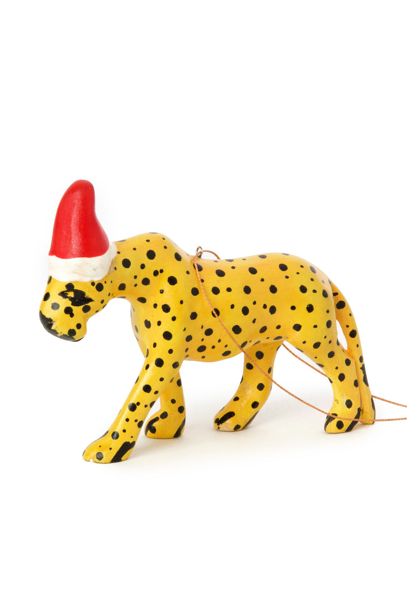 Santa's Little Cheetah Helper Ornament – Swahili Wholesale