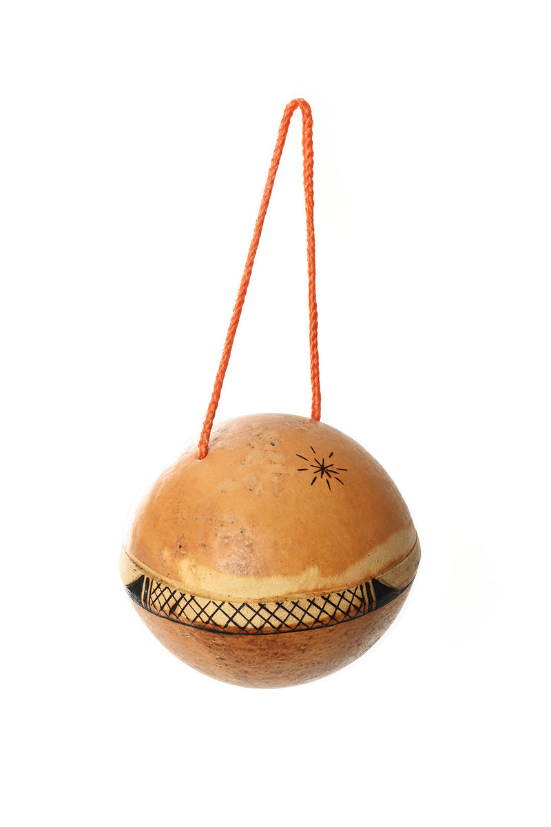 Ghanaian Calabash Shaker on Rope