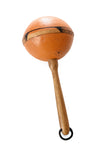 Ghanaian Calabash Shaker with Wood Handle