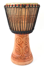 XL Natural Ghanaian Djembe Hand Drum