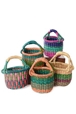 Teeny Tiny Assorted Bolga Baskets - Sold Singly