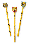 Hand Painted Cheetah Pencil from Kenya