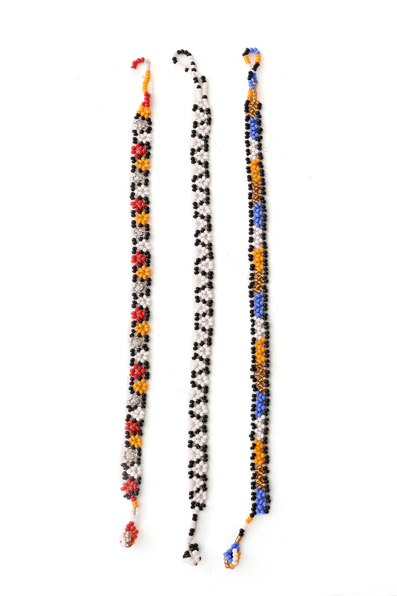 Kenyan Beaded Anklet in Assorted Colors