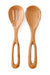 Kenyan Olive Wood Looped Salad Servers