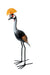 Jacaranda Wood Crested Crane Sculpture