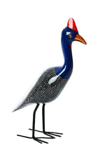 Jacaranda Wood Guinea Hen Sculpture