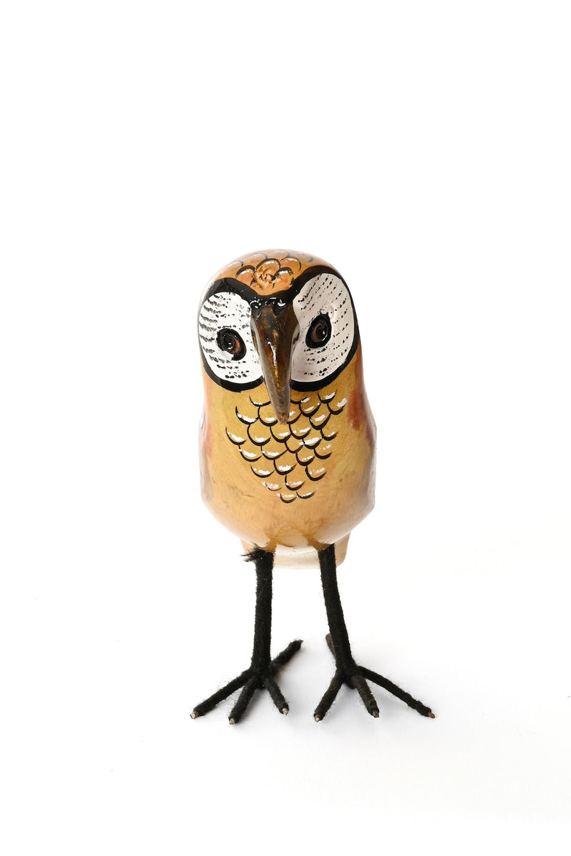 Small Jacaranda Wood Owl Sculpture