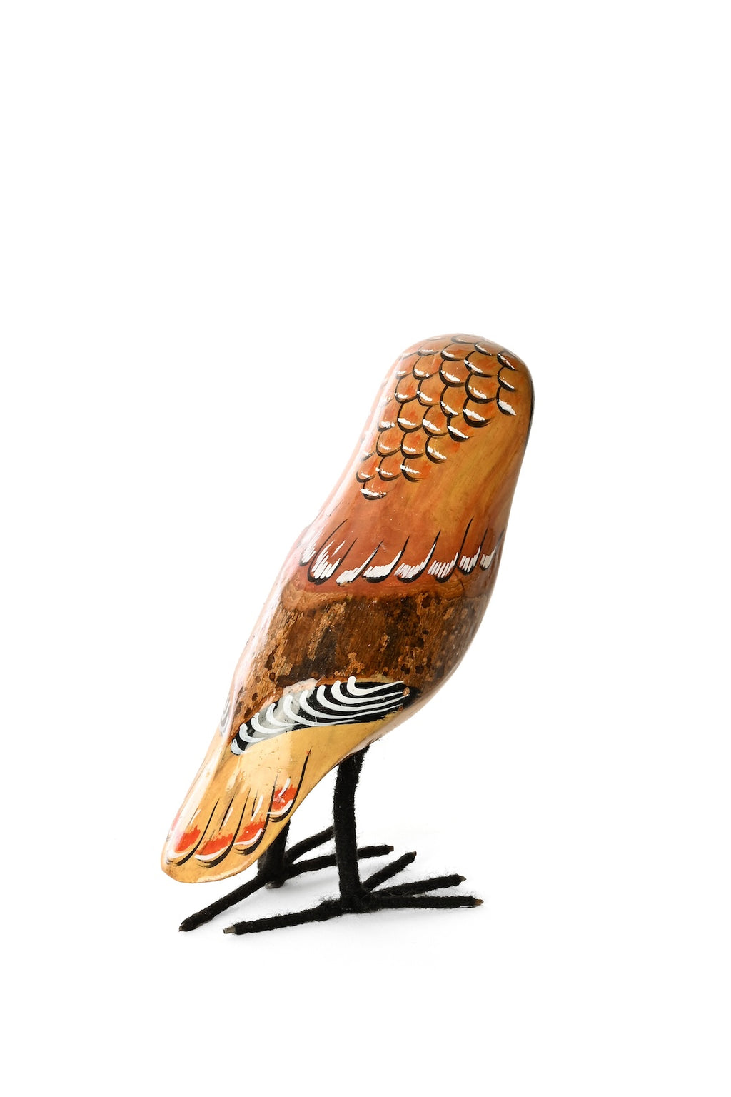 Small Jacaranda Wood Owl Sculpture