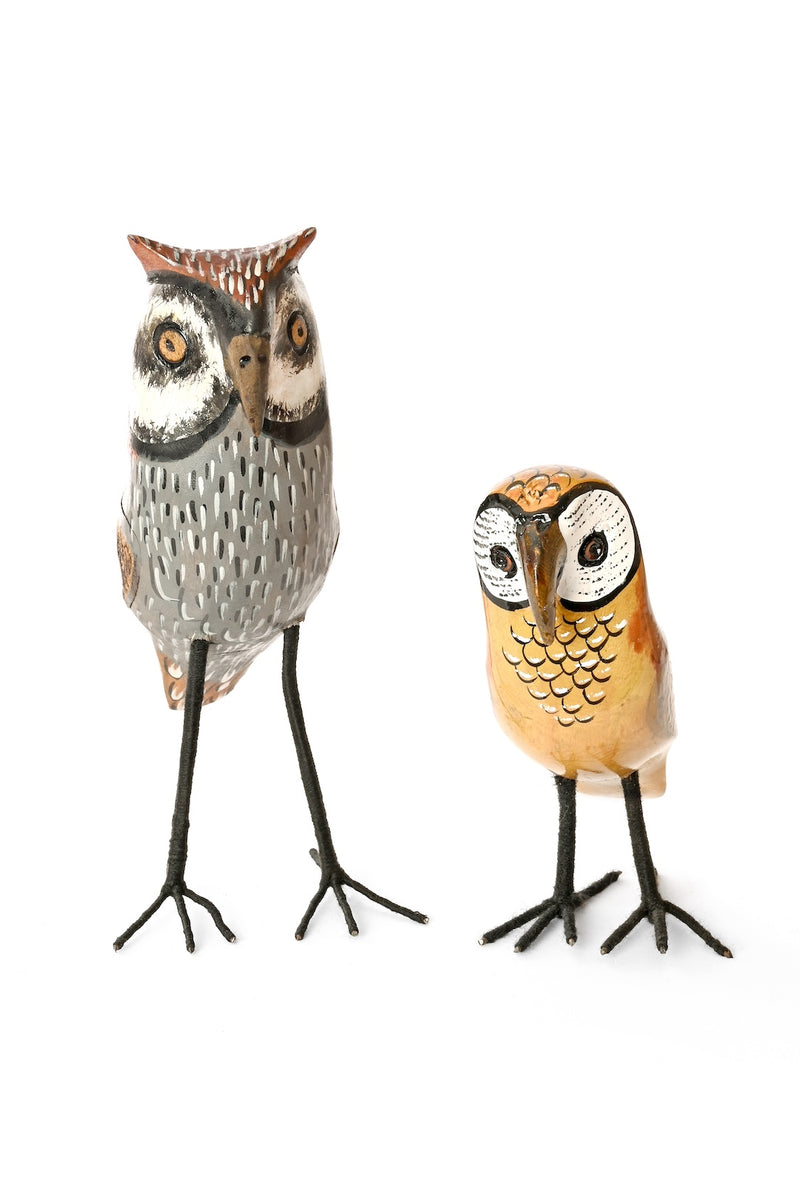 Large Jacaranda Wood Owl Sculpture