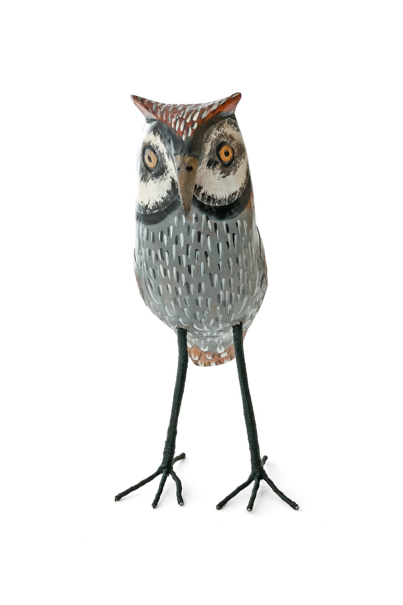 Large Jacaranda Wood Owl Sculpture