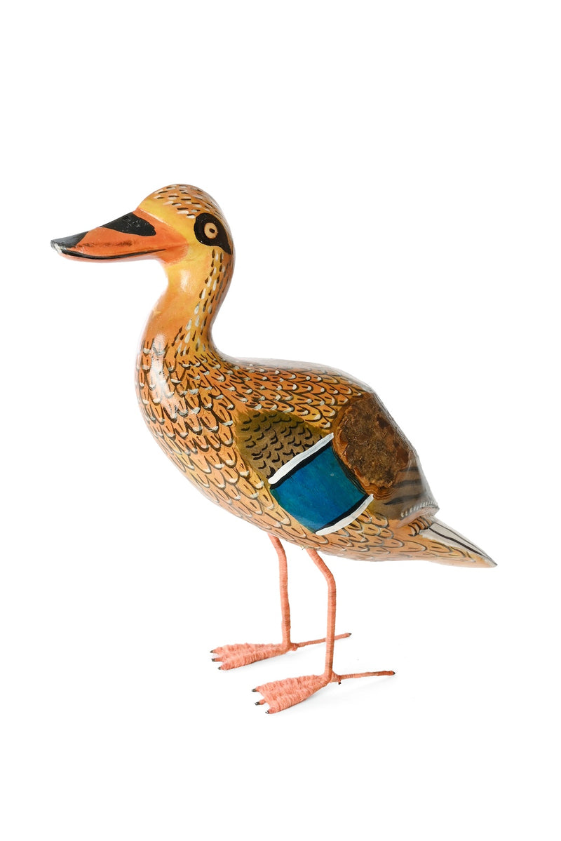 Jacaranda Wood Female Mallard Sculpture