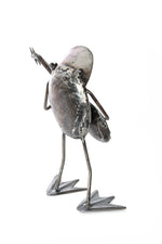 Metal Banjo Playing Frog Sculpture