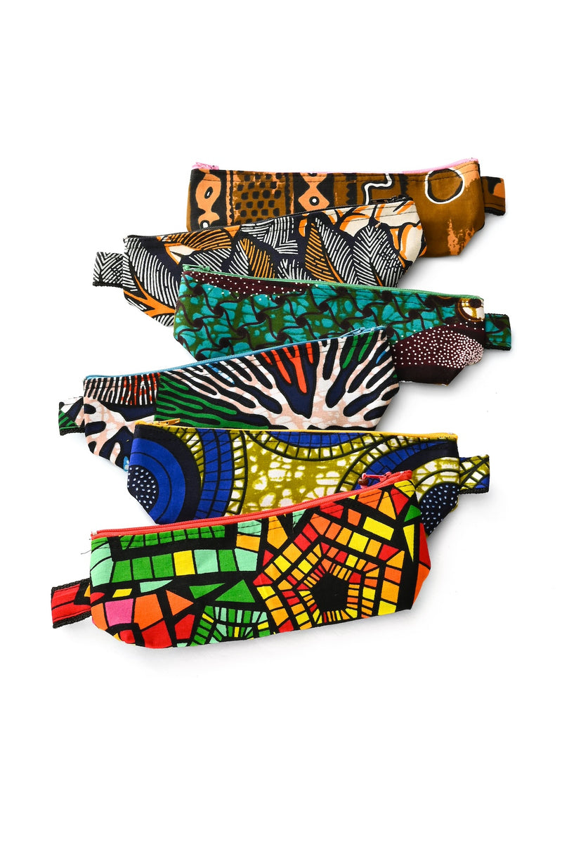 Assorted Colorful Zippered Pouch by Magoso Tailors