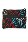 Assorted Colorful Cotton Double-Zipper Clutch