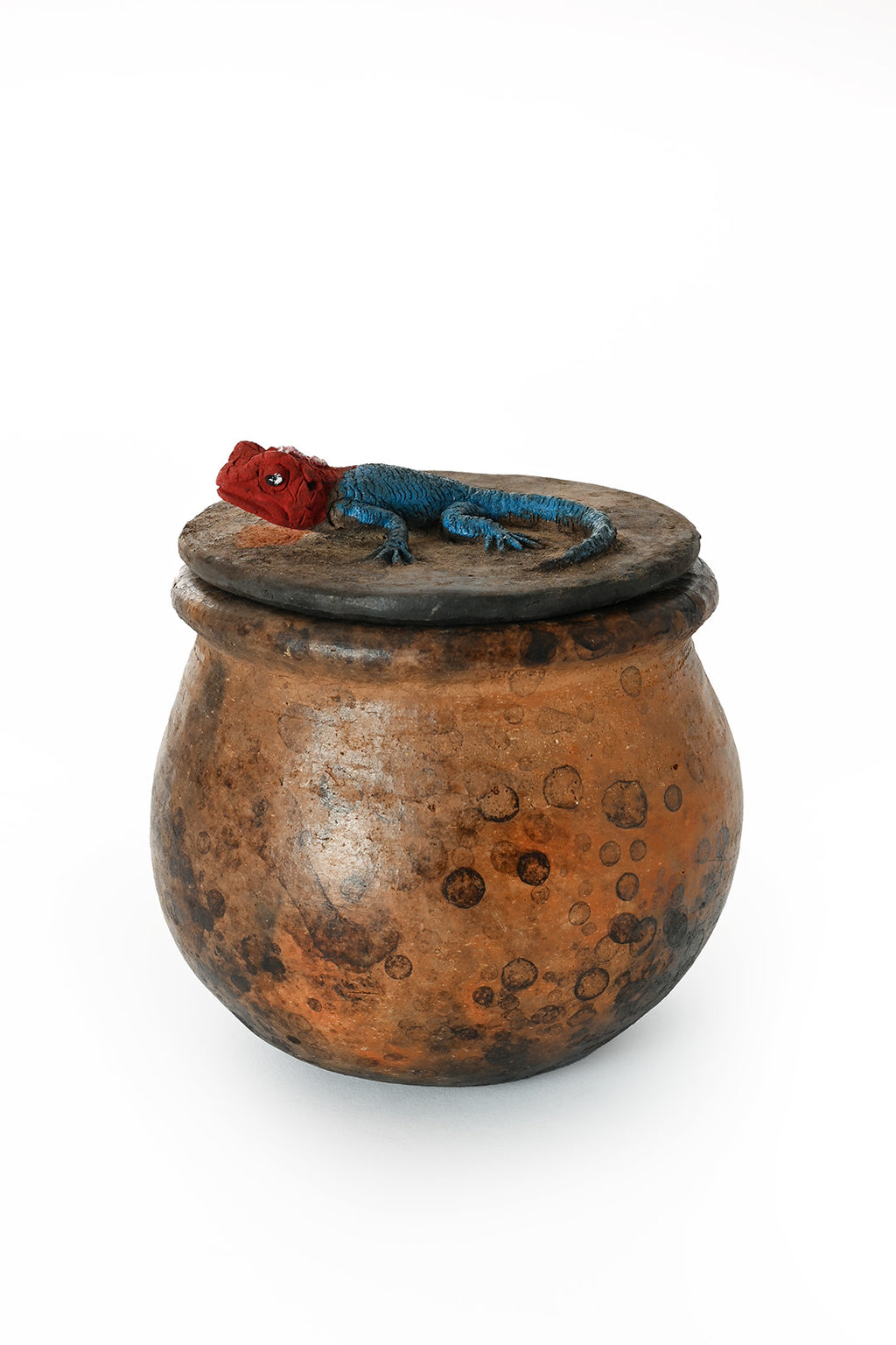 Ceramic Jar with Assorted Lizard Lid - Small