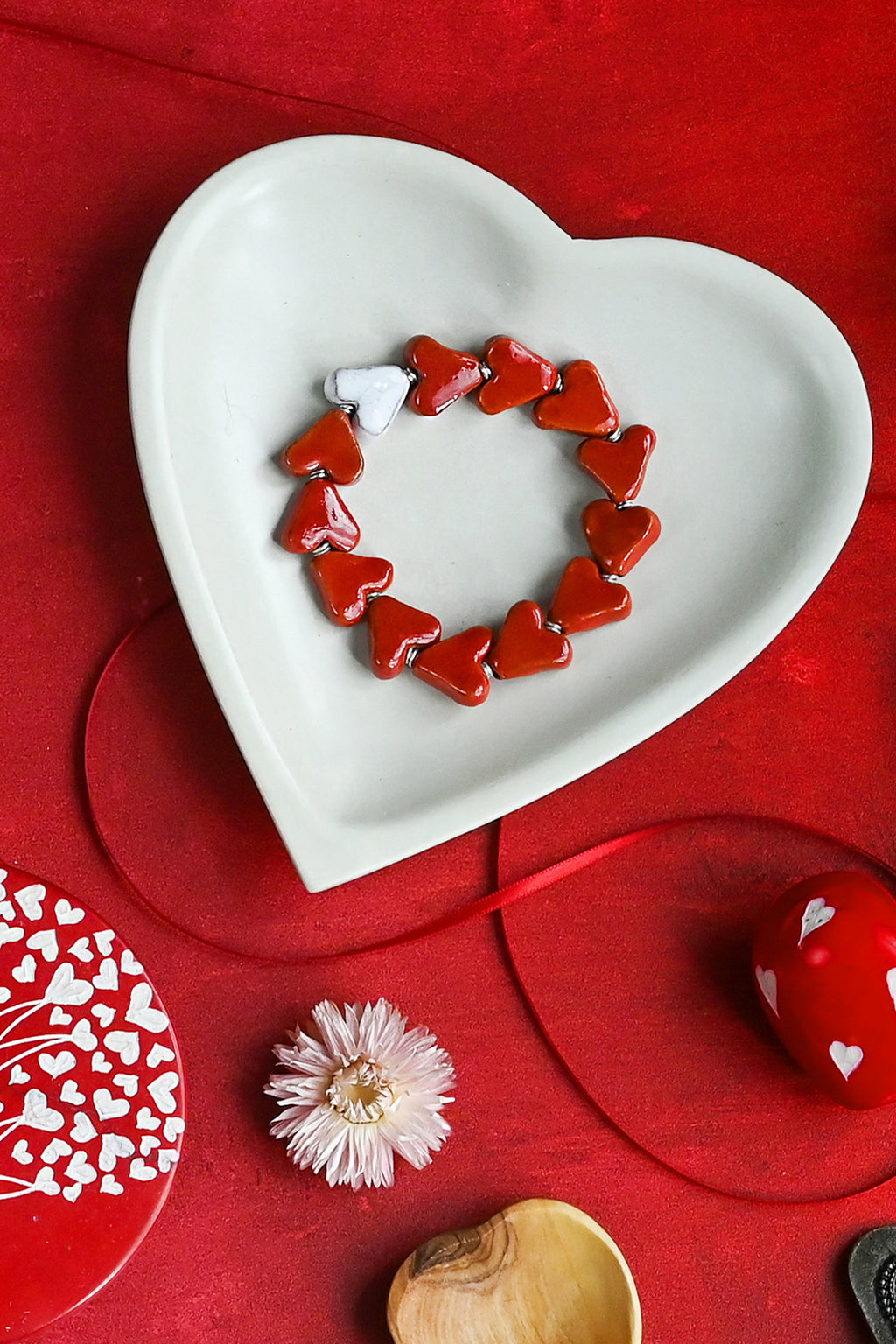 Natural Soapstone Heart Dish