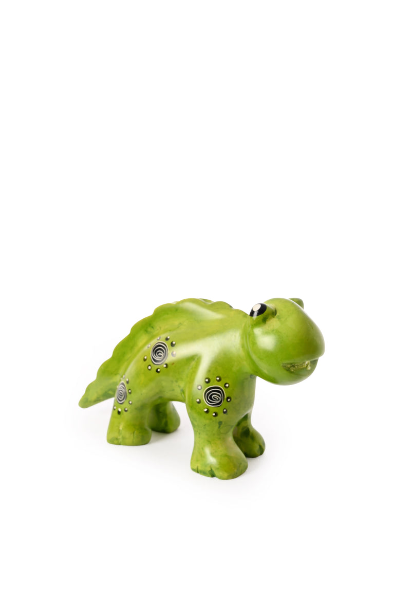 Green Soapstone Lizard