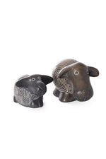 Large Squiggly Soapstone Sheep