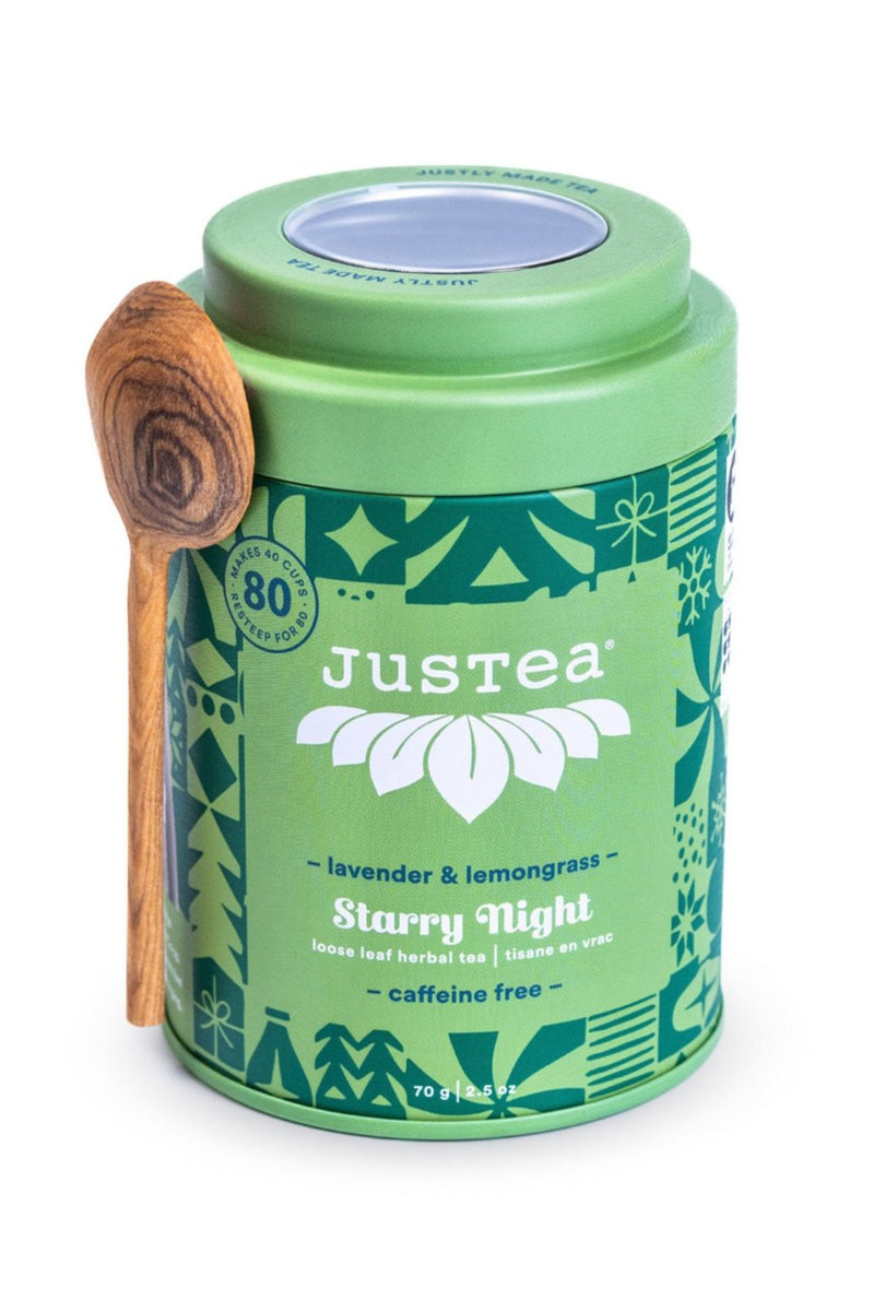 JusTea Starry Night Loose Leaf Tea