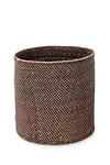 Black & Natural Variegated Iringa Basket - Medium