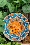 Ugandan Moon Mountains Raffia Coil Baskets