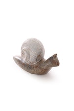 Carved Stone Snail Sculpture