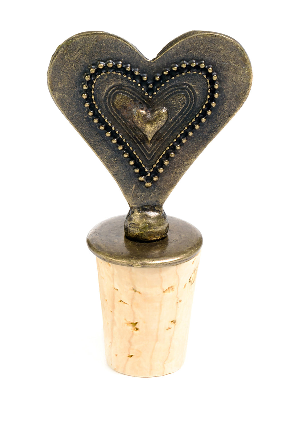 South African Fancy Heart Wine Bottle Stopper Default Title