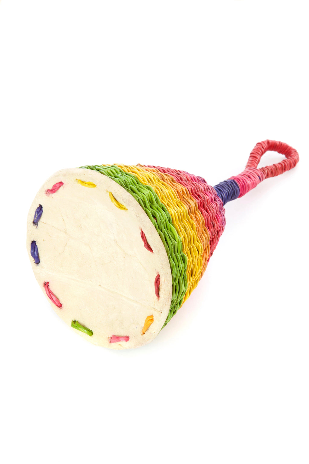 Rainbow Woven Elephant Grass Rattle