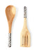 Kenyan Olive Wood Spatula Salad Servers with Bone Handles Default Title