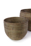 Set of Two Black Deep Nesting Baskets Default Title