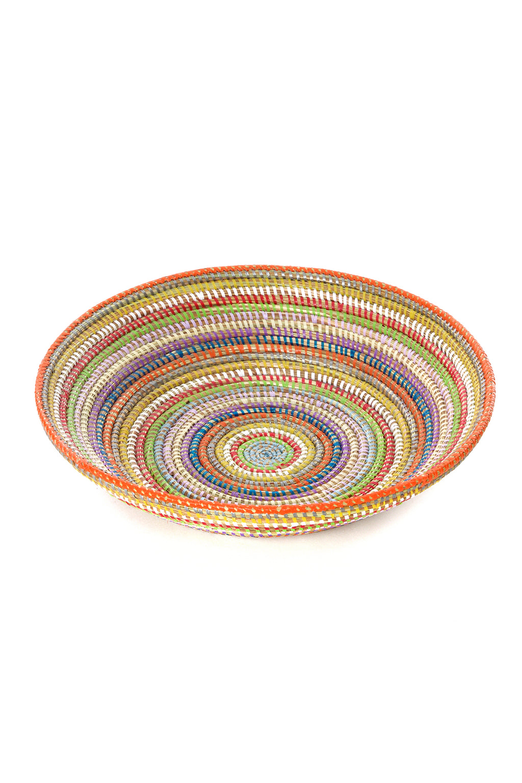 14" Rainbow Stripe Senegalese Grain Basket Default Title